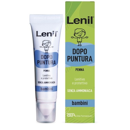 Tubo da 14 ml di Lenil Dopopuntura, rimedio anti-prurito e anti-arrossamento per bambini. Tubo da 14 ml di Lenil Dopopuntura, rimedio anti-prurito e anti-arrossamento per bambini.