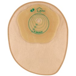 Sacca Colostomia Flexima Active Midi Beige Finestra Ispezionabile Ritagliabile 15-50mm 30 Pezzi