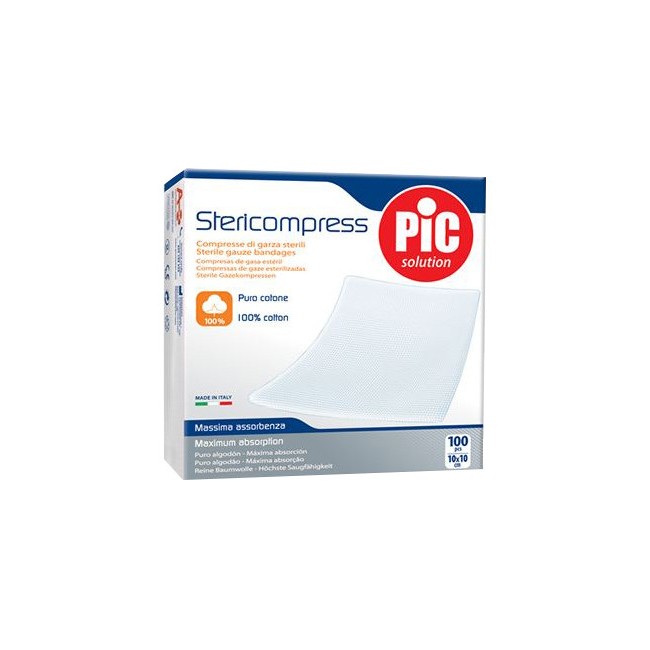 Garza Laparotomica Con Filo Di Bario Non Sterile 12 Strati 10x10cm