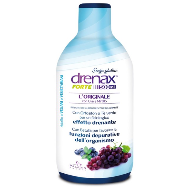 DRENAX FORTE L'ORIGINALE CON UVA E MIRTILLO 500 ML DRENAX FORTE L'ORIGINALE CON UVA E MIRTILLO 500 ML