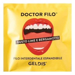Geldis Doctor Filo Interdentale Lime e Bergamotto 1 Pezzo