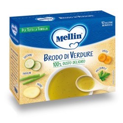 Mellin Brodo Di Verdure 10 X 8 G