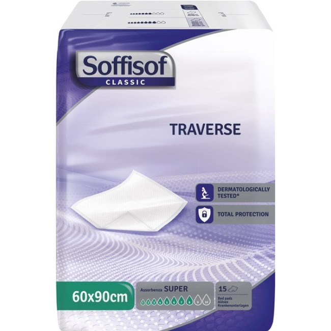 Traversa Per Incontinenza Soffisof Classic 8 Gocce 60 X 90 15 Pezzi Traversa Per Incontinenza Soffisof Classic 8 Gocce 60 X 90 15 Pezzi