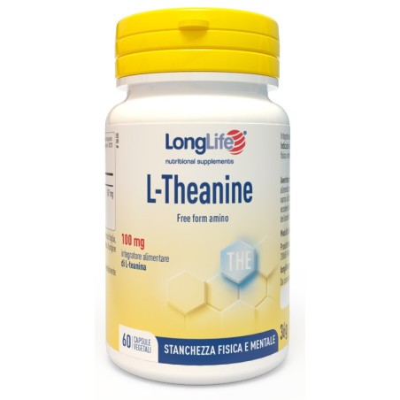 Longlife L-theanine 60 Capsule Vegetali Da 600 Mg