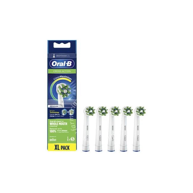 Oralb Power Refill Eb50 Crossaction 5 Pezzi