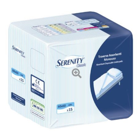 Traversa Serenity Classic Traversa Super 60x60 Cm 30 Pezzi Traversa Serenity Classic Traversa Super 60x60 Cm 30 Pezzi