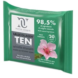 Ialucollagen Ten Salviette Struccanti Viso Confezione Da 20 Salviette Maxi