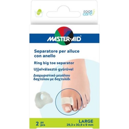 Separatore Alluce Master-aid Footcare Con Anello Small 2 Pezzi D3