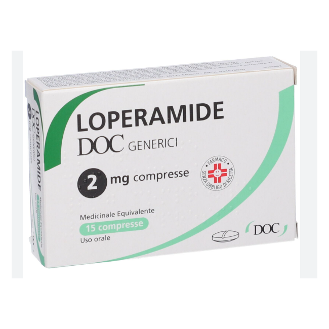 LOPERAMIDE DOC*15CPR 2MG LOPERAMIDE DOC*15CPR 2MG
