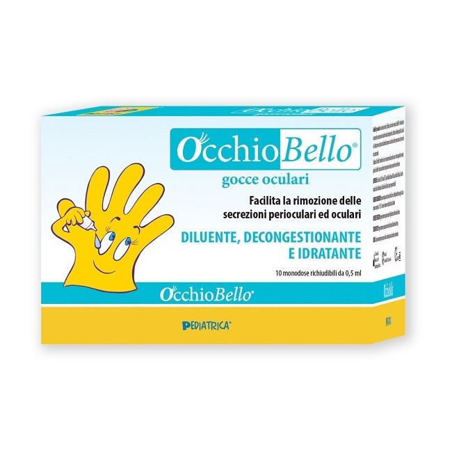 Occhiobello Gocce Oculari 10 Flaconcini Monodose Richiudibili Da 0,5 Ml