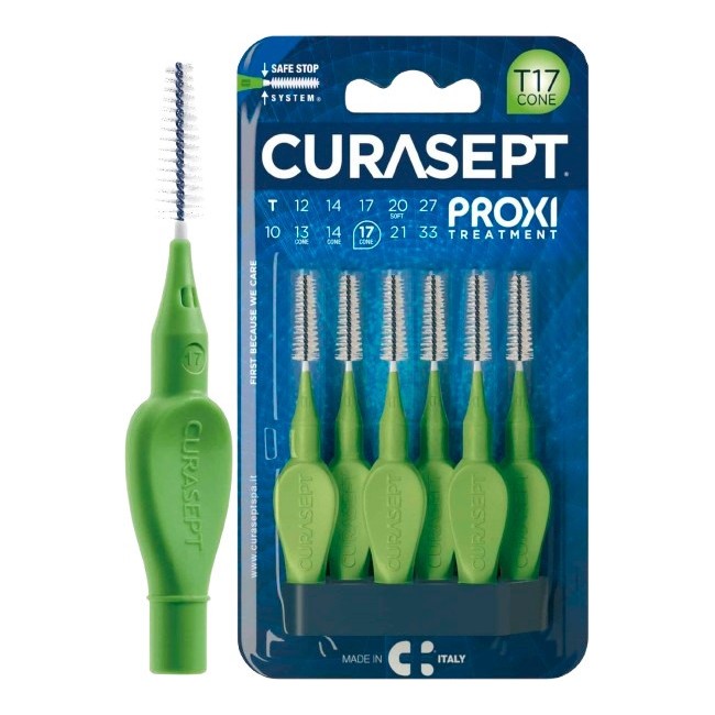 Curasept Proxi T17 Cone Verde-green 6 Pezzi Curasept Proxi T17 Cone Verde-green 6 Pezzi