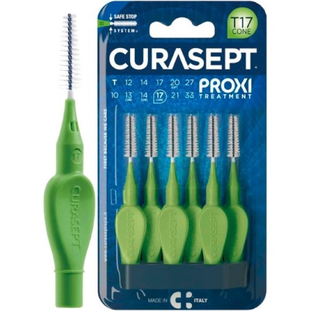 Curasept Proxi T17 Cone Verde-green 6 Pezzi Curasept Proxi T17 Cone Verde-green 6 Pezzi