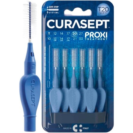 Curasept Proxi T20 Soft Blue 6 Pezzi Curasept Proxi T20 Soft Blue 6 Pezzi
