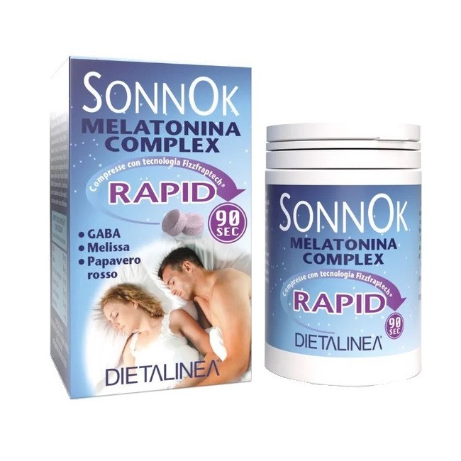 Dietalinea Sonnok Melatonina Rapid 60 Compressa Dietalinea Sonnok Melatonina Rapid 60 Compressa