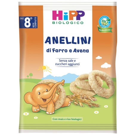 Hipp Bio Anellini Farro Avena 30 G Hipp Bio Anellini Farro Avena 30 G