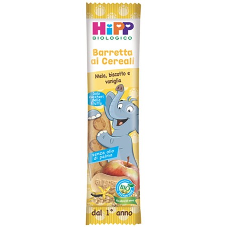 Hipp Bio Barretta Ai Cereali Mela-biscotto-vaniglia 20 G Hipp Bio Barretta Ai Cereali Mela-biscotto-vaniglia 20 G