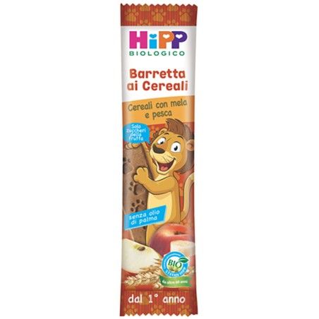 Hipp Bio Barretta Ai Cereali Con Mela-pesca 20 G Hipp Bio Barretta Ai Cereali Con Mela-pesca 20 G