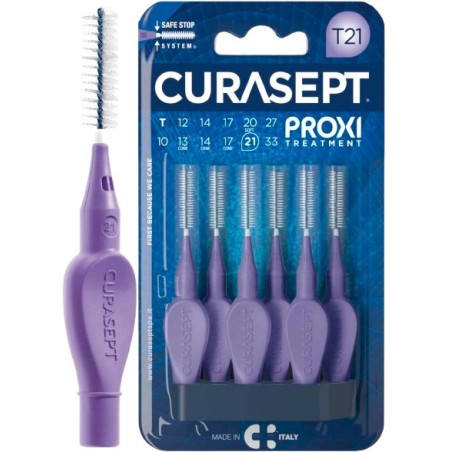 Curasept Proxi T21 Viola-purple 6 Pezzi