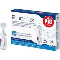 Rinoflux Soluzione Ipertonica Nasale Pic 20 Fiale 5 Ml