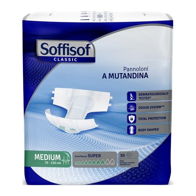 Pannolone Mutandina Soffisof Classic Super L 30 Pezzi