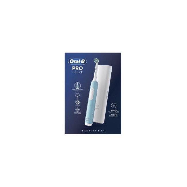 Oralb Pro 1 Blu Spazzolino Elettrico+tc