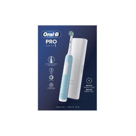 Oralb Pro 1 Blu Spazzolino Elettrico+tc