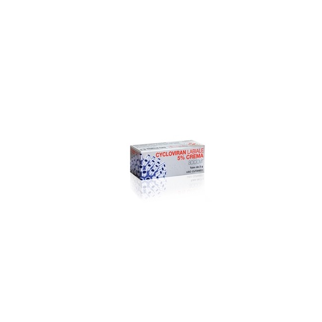 Sigmatau Cycloviran Labiale Crema 5% Trattamento Herpes Labiale Tubetto 2g Sigmatau Cycloviran Labiale Crema 5% Trattamento Herpes Labiale Tubetto 2g