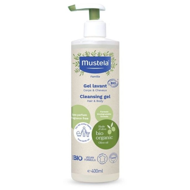 Mustela Gel Detergente Bio 400 Ml Mustela Gel Detergente Bio 400 Ml