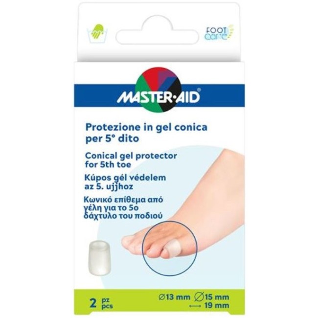 Protezione Conica Master-aid Footcare 5 Dito 2 Pezzi C3