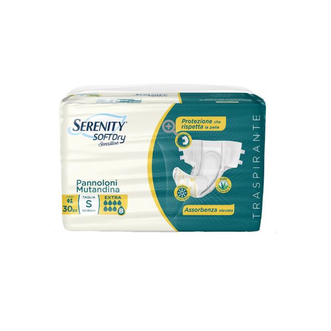 Serenity Pannolone Mutandina Sd Sensitive Extra Taglia L 30 Pezzi Serenity Pannolone Mutandina Sd Sensitive Extra Taglia L 30 Pezzi