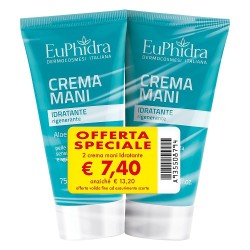 Euphidra Abbinata Crema Mani Idratante Termoformati 2 Pezzi