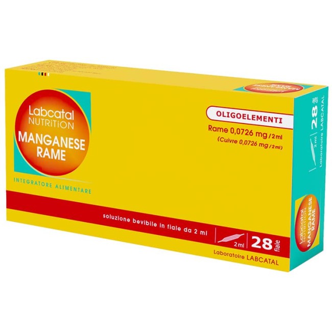 Labcatal Nutrition Manganese-rame 28 Fiale 2 Ml Labcatal Nutrition Manganese-rame 28 Fiale 2 Ml