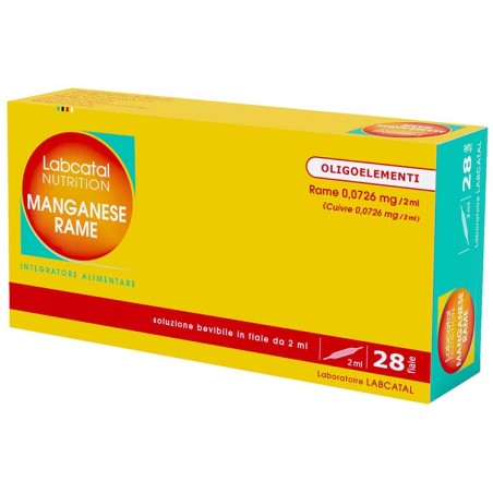 Labcatal Nutrition Manganese-rame 28 Fiale 2 Ml Labcatal Nutrition Manganese-rame 28 Fiale 2 Ml