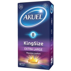 Profilattico Akuel King Size Extra Large 8 Pezzi