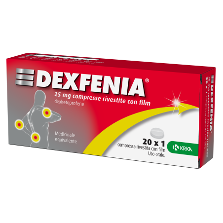 DEXFENIA*20CPR RIV 25MG DEXFENIA*20CPR RIV 25MG