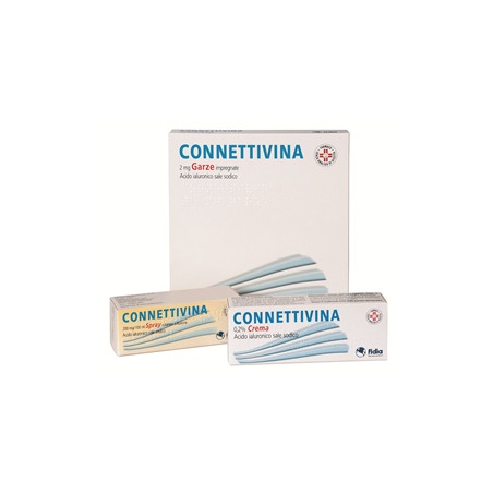 Fidia Connettivina 10 Garze 2mg 10x10 Fidia Connettivina 10 Garze 2mg 10x10