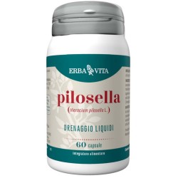 Confezione da 60 capsule di Erba Vita Pilosella, integratore per il drenaggio dei liquidi.