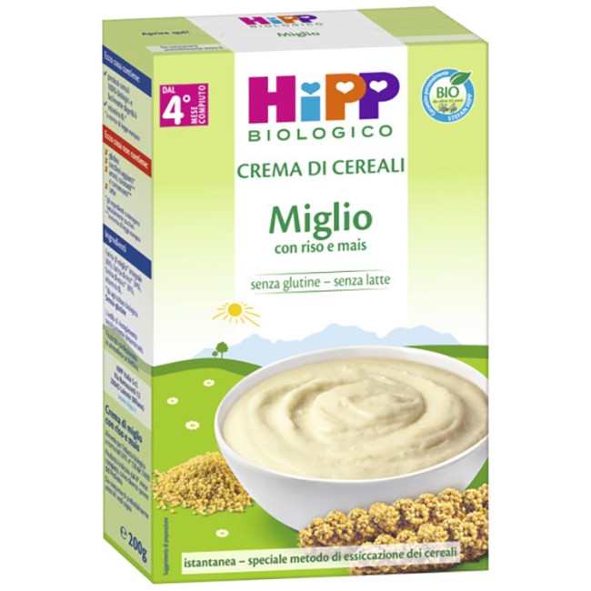 Hipp Bio Crema Cereali Miglio 200 G Hipp Bio Crema Cereali Miglio 200 G
