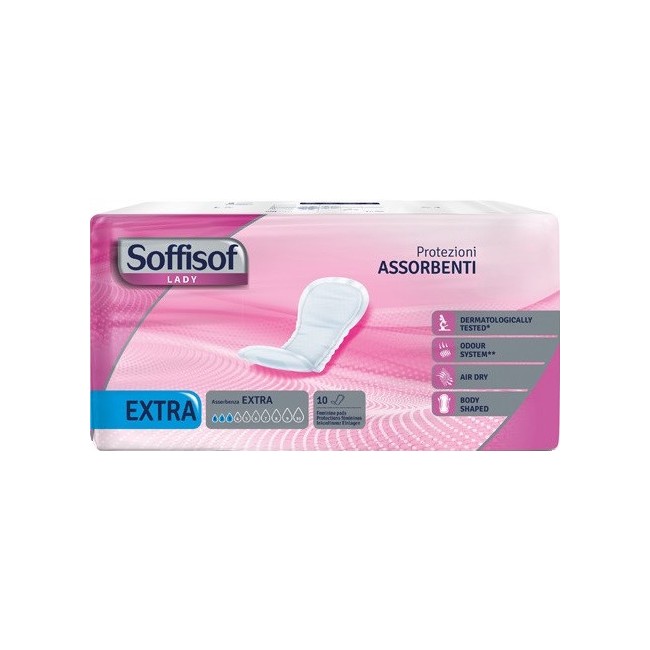 Pannolone Per Incontinenza Sagomato Soffisof Lady Extra 10 Pezzi