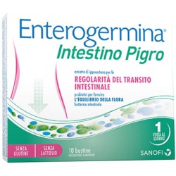 Confezione da 20 bustine di Enterogermina Intestino Pigro Integratore Contro La Stitichezza.