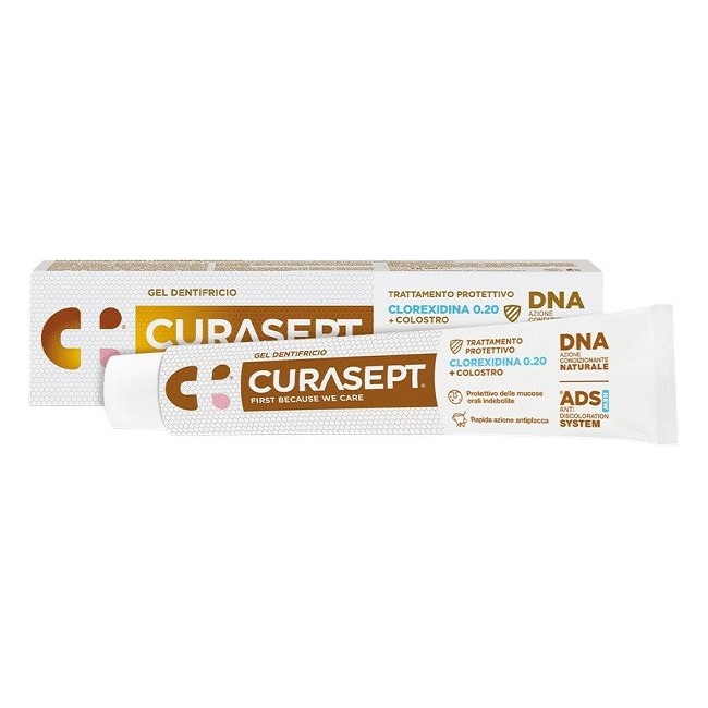 Curasept Gel Dentifricio Ads Dna Trattamento Protettivo 75 Ml Curasept Gel Dentifricio Ads Dna Trattamento Protettivo 75 Ml