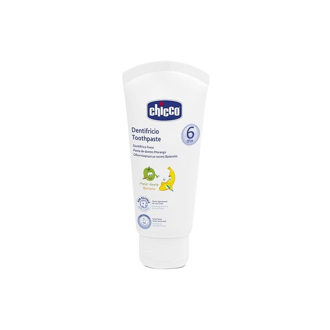 Chicco Dentifricio 6M+ Gusto Mela-Banana 50ml Chicco Dentifricio 6M+ Gusto Mela-Banana 50ml