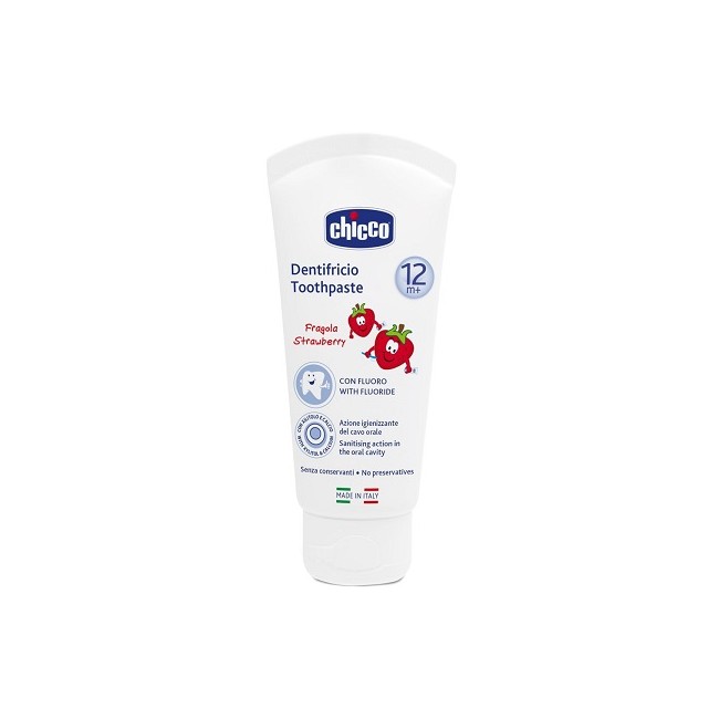 Chicco Dentifricio 12M+  Gusto Fragola 50ml