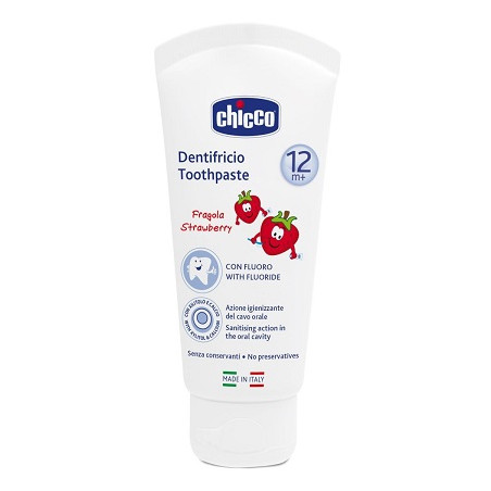 Chicco Dentifricio 12M+  Gusto Fragola 50ml