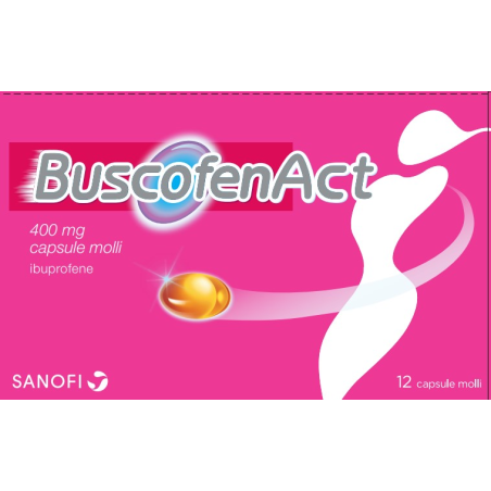 Buscofenact Ibuprofene 400 Mg Farmaco Antinfiammatorio Antidolorifico 12 Capsule