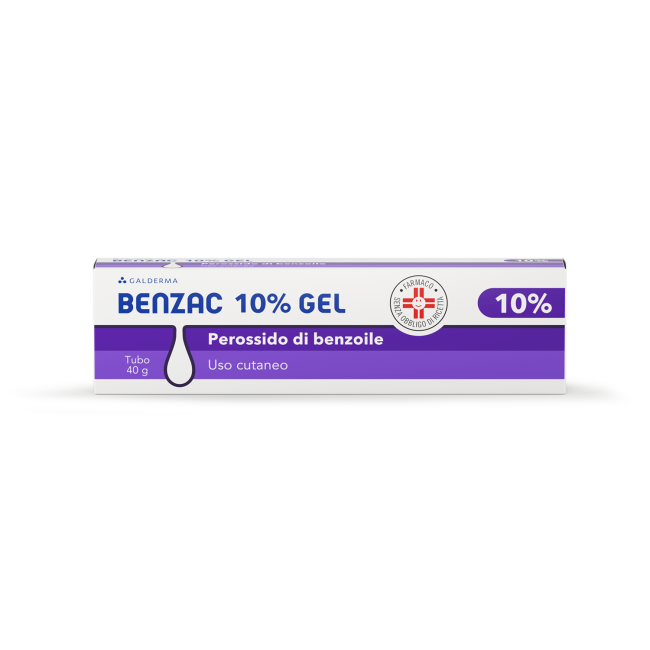 Galderma Benzac Gel 10% Disinfezione Della Cute Tubetto 40g Galderma Benzac Gel 10% Disinfezione Della Cute Tubetto 40g