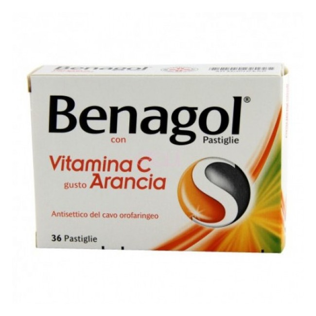 BENAGOL VIT C*36PAST ARANCIA BENAGOL VIT C*36PAST ARANCIA