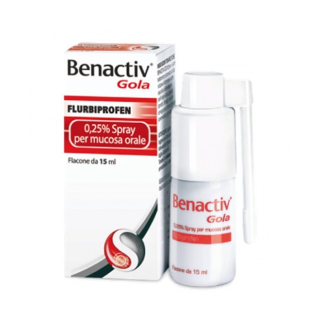 BENACTIV GOLA*SPRAY 15ML 0,25% BENACTIV GOLA*SPRAY 15ML 0,25%
