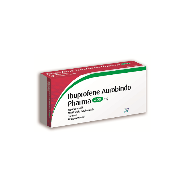 Ibuprofene Aur 10 Capsule Mol 400mg
