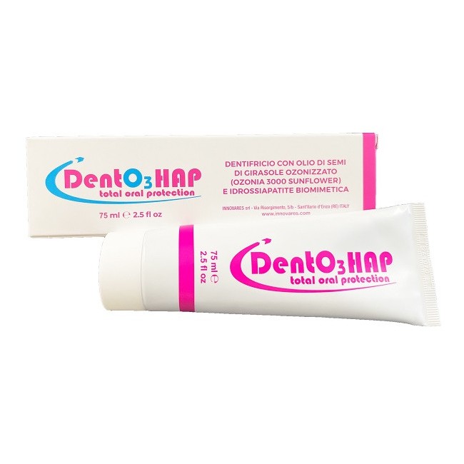 Dento3 Hap Dentifricio Ozono E Idrossiapatite 75 Ml Dento3 Hap Dentifricio Ozono E Idrossiapatite 75 Ml